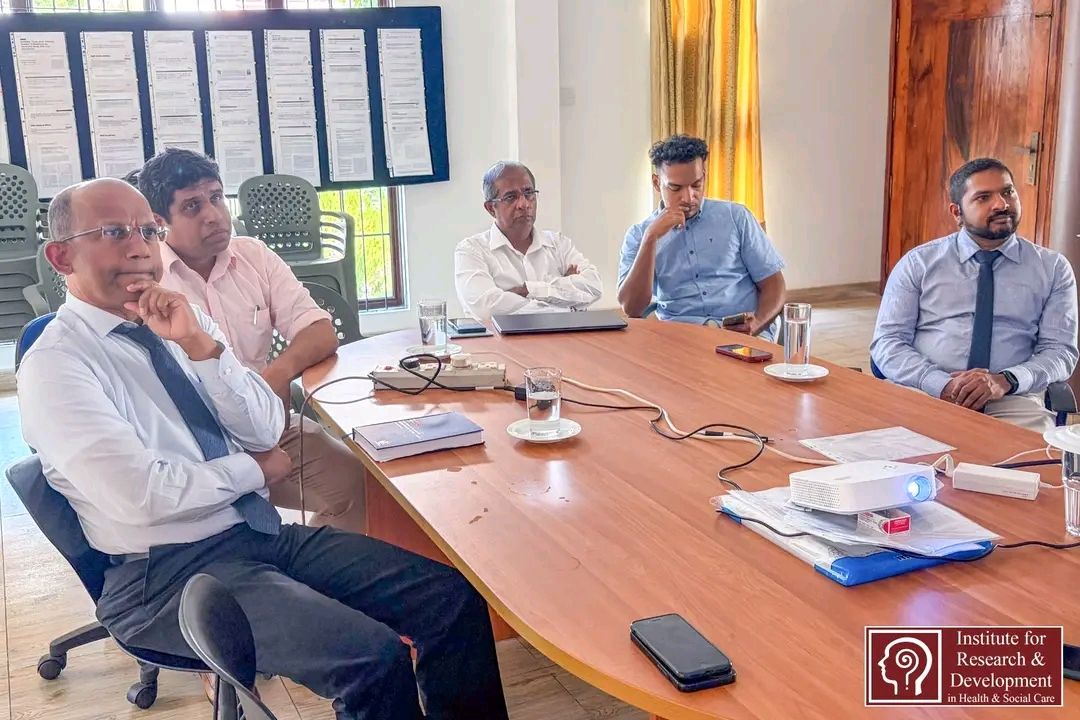 Members of the Sri Lanka College of Obstetricians and Gynaecologists (SLCOG), including President Dr. Rukshan Fernandopulle and Secretary, Dr. Chaminda Hunukumbura visited the IRD