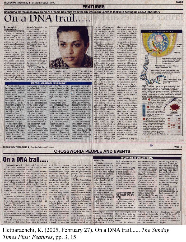 On a DNA trail