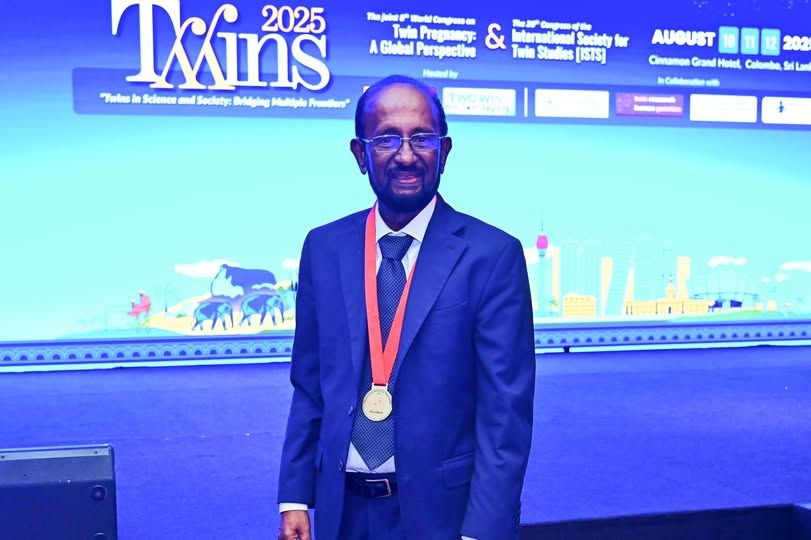 Prof. Athula Sumathipala, Director of the IRD, has been appointed President of the International Society for Twin Studies.
