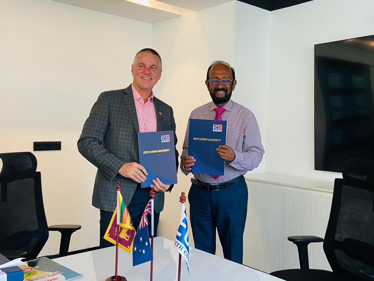 MOU signed between the Institute for Research and Development in Health and Social Care (IRD) and Edith Cowan University – Sri Lanka