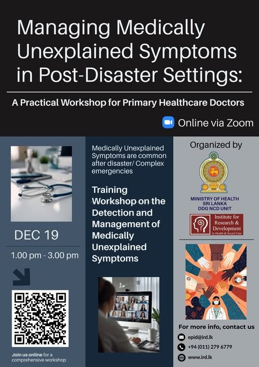 Managing Medically Unexplained Symptoms in Post-Disaster Settings