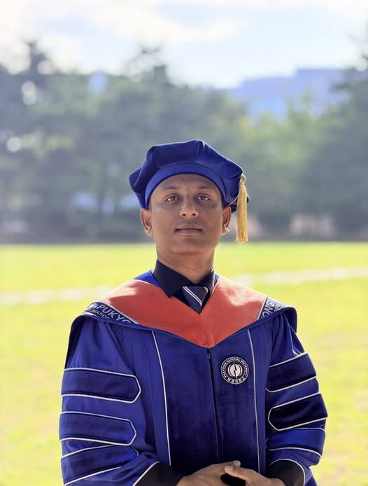Dr. Shiran Weerathunga successful completion of his Doctor of Engineering (Ph.D.)