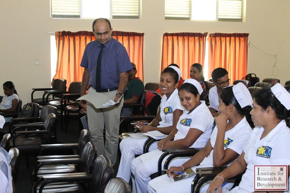 Workshop on Depression, Apeksha Hospital Maharagama
