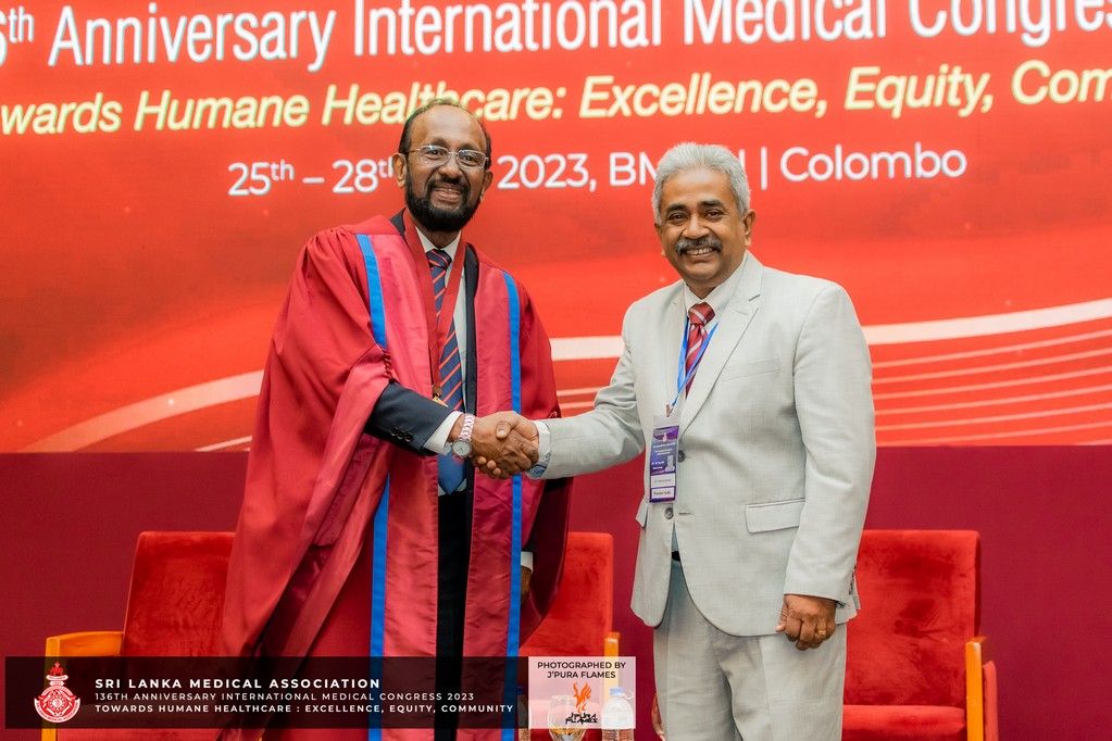 N.D.W. Lionel oration of the SLMA 136th Anniversary International Medical Congress 2023 (26th July 2023) delivered by Prof Sumathipala
