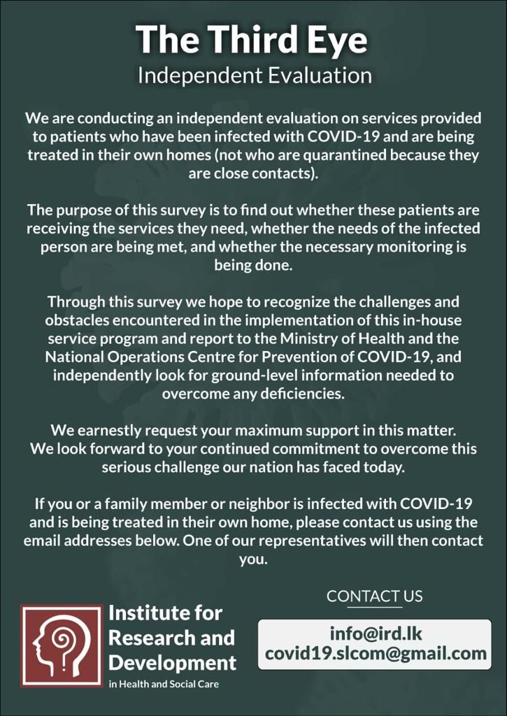 Home-based Management – Survey 3
