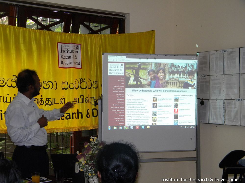 Launch of the Institute’s Website