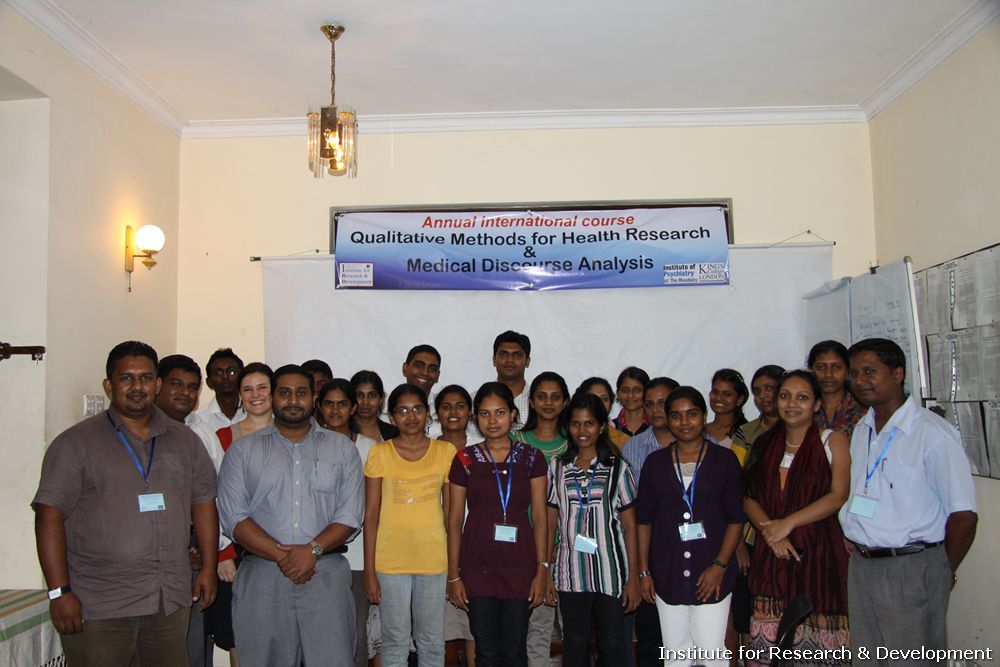 1st International Course on Qualitative Methods