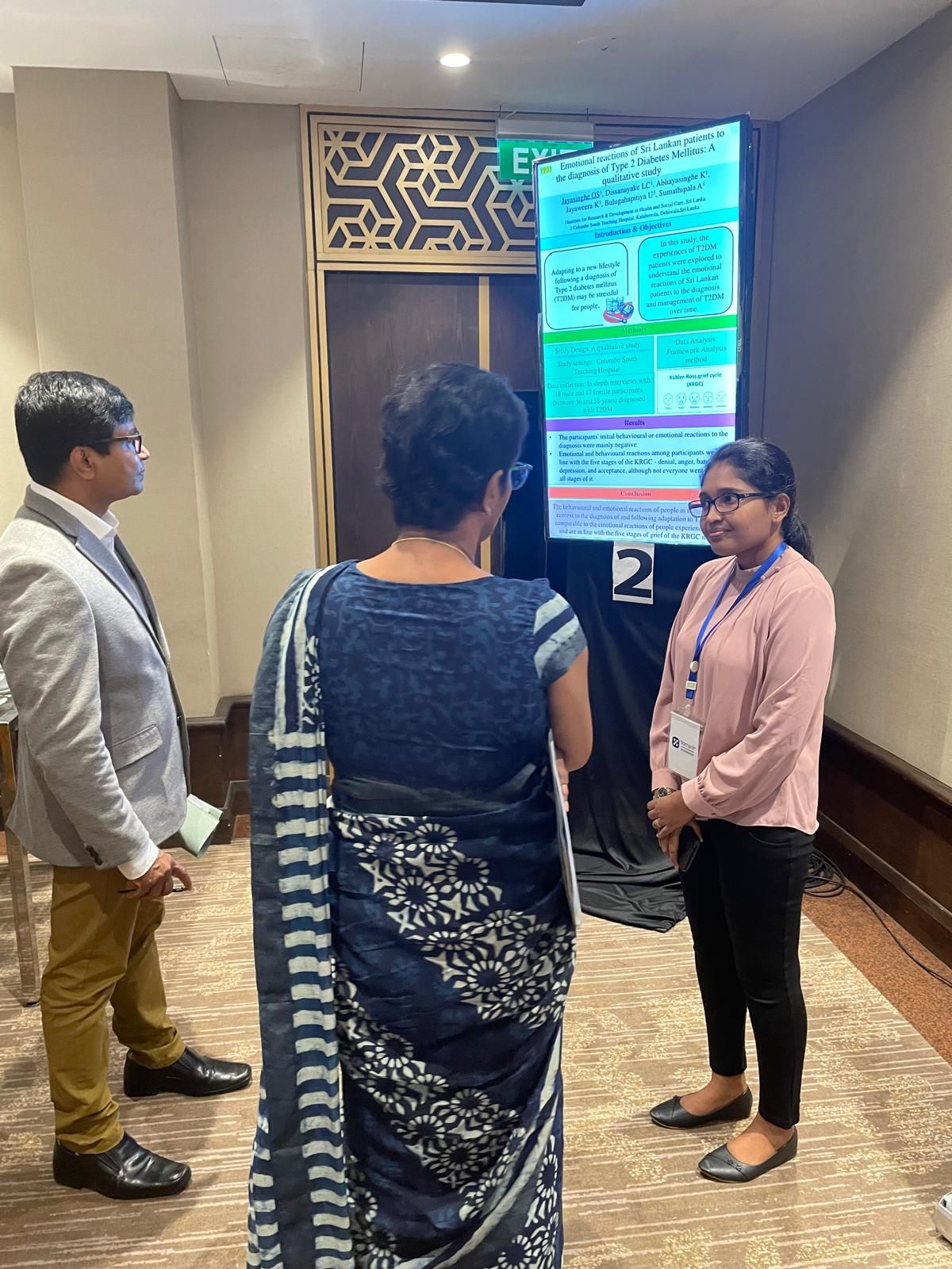 SLMA Poster presentation by Oshini Jayasinghe