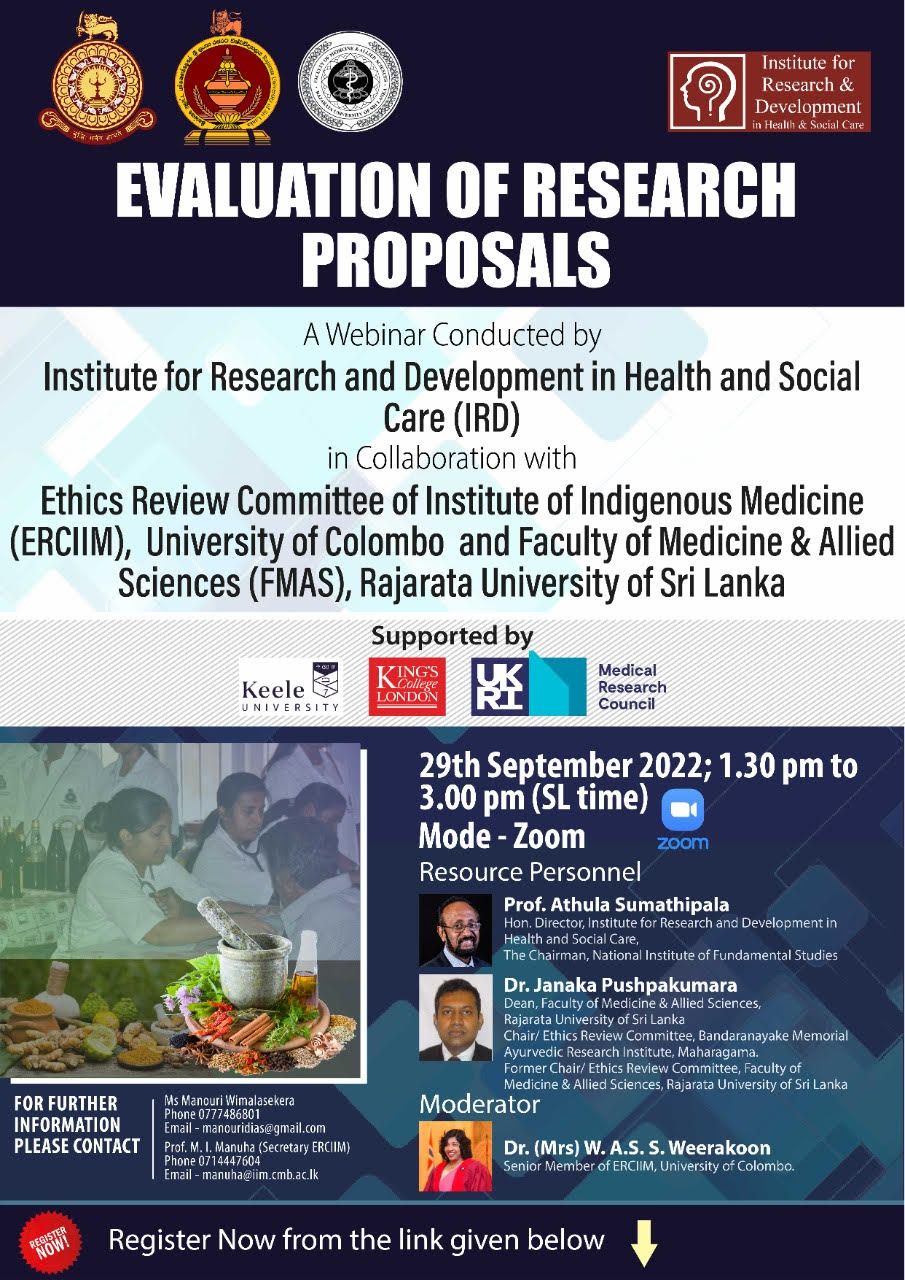 Evaluation of research proposals